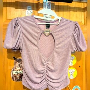 Small Lycra Keyhole Top